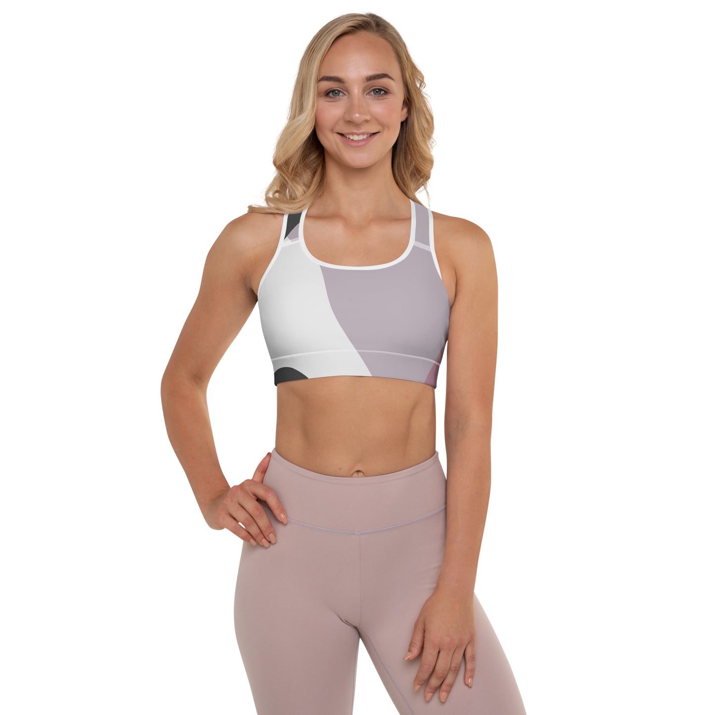 Queen Power Sports Bra - Abstract