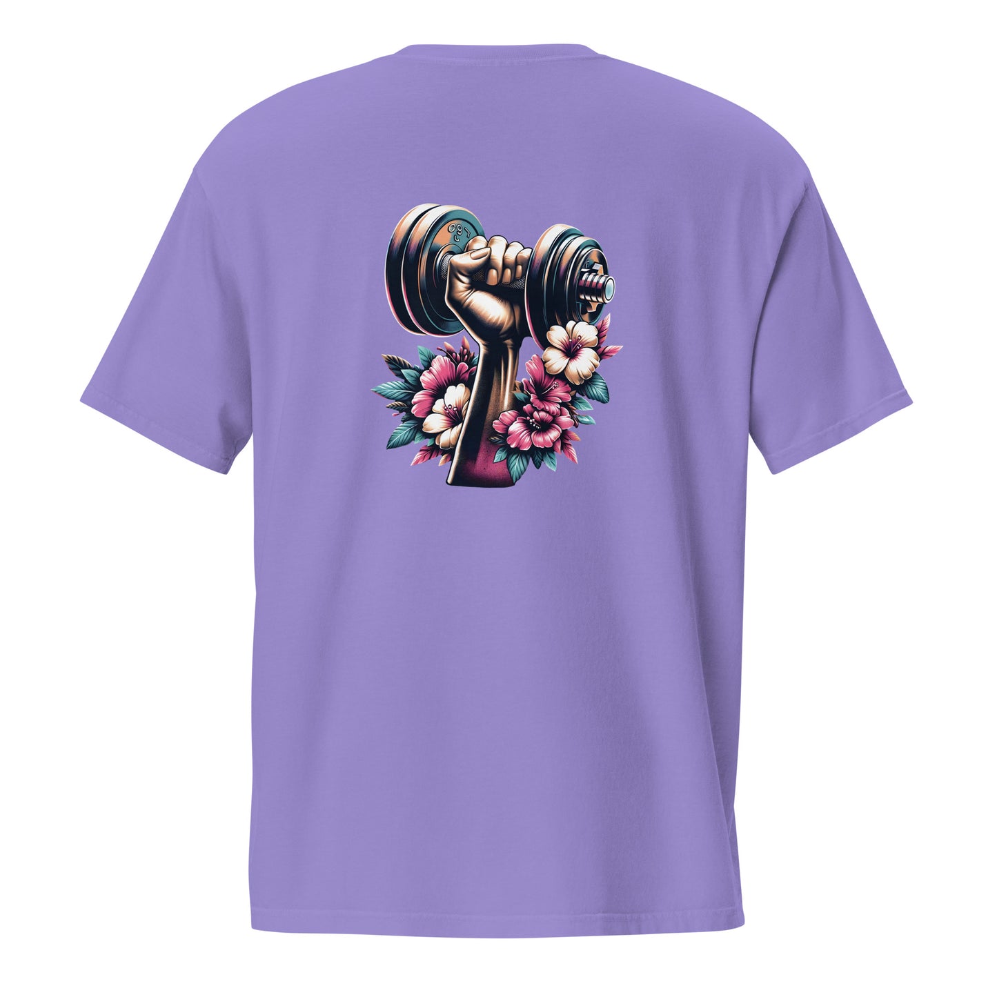 Casual Gym Wear Tee - Dumbbell