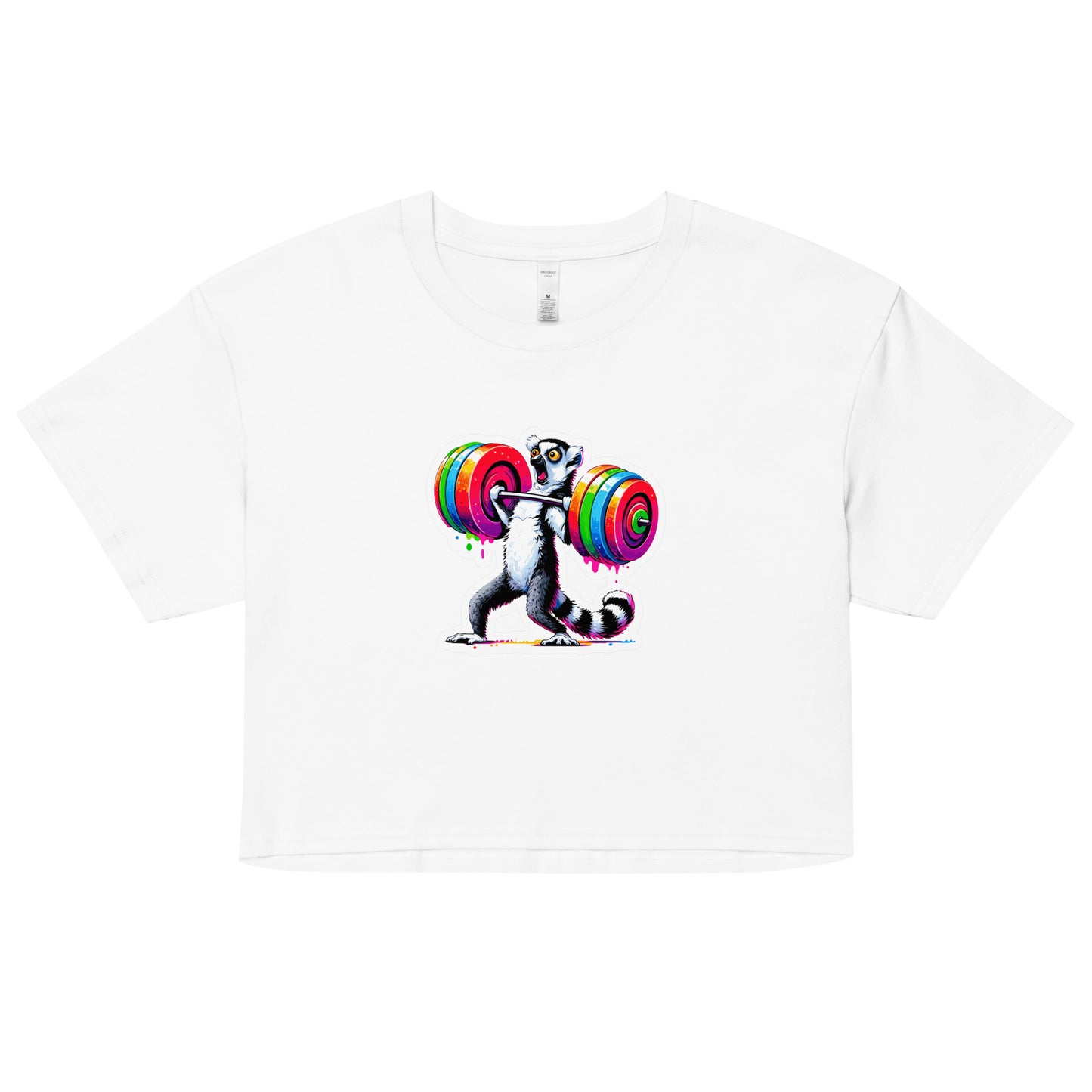 Athletic Fashion Top - Lemur Lifting Barbell