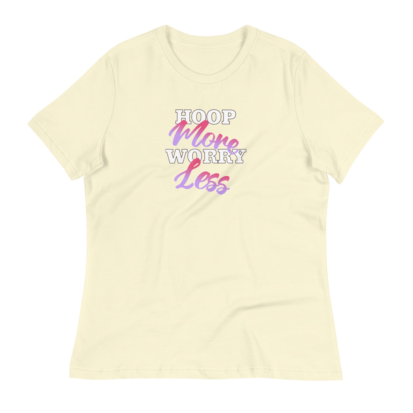 Sports Fashion T-Shirt - Hoop More Worry Less