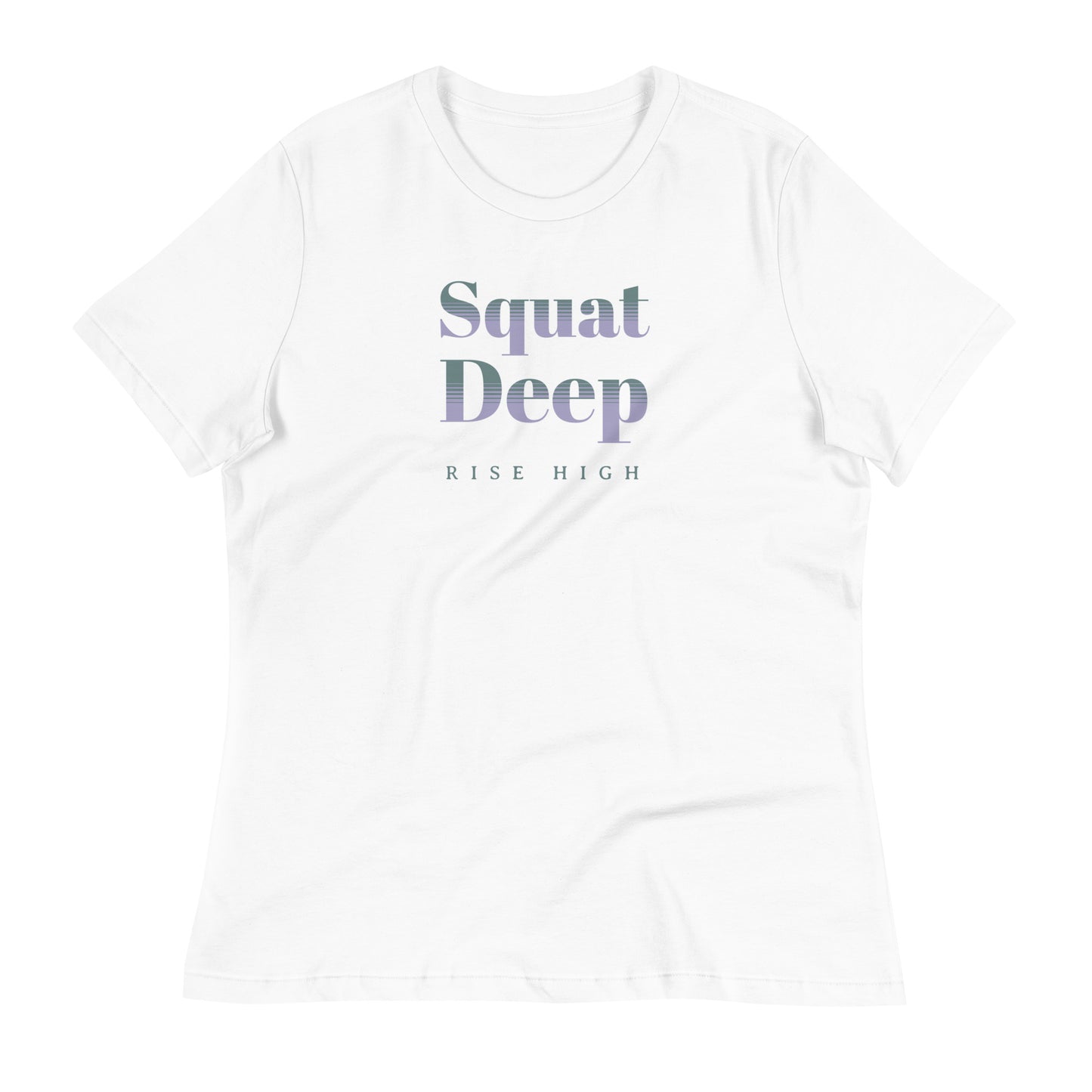 Sports Fashion T-Shirt - Squat Deep Rise High
