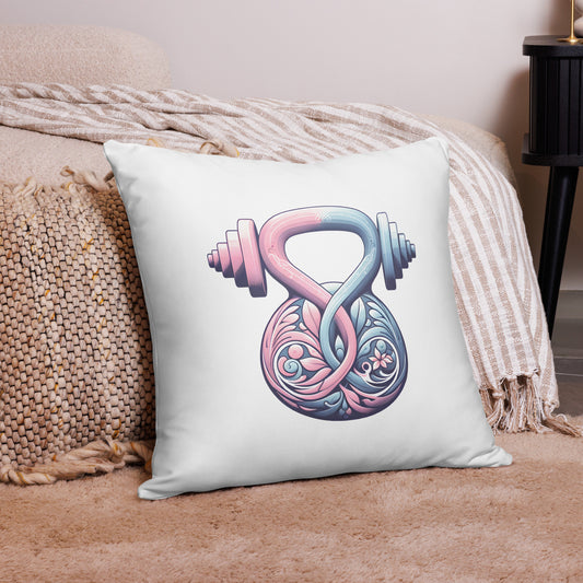 Kettlebell Workout Inspiration Pillow