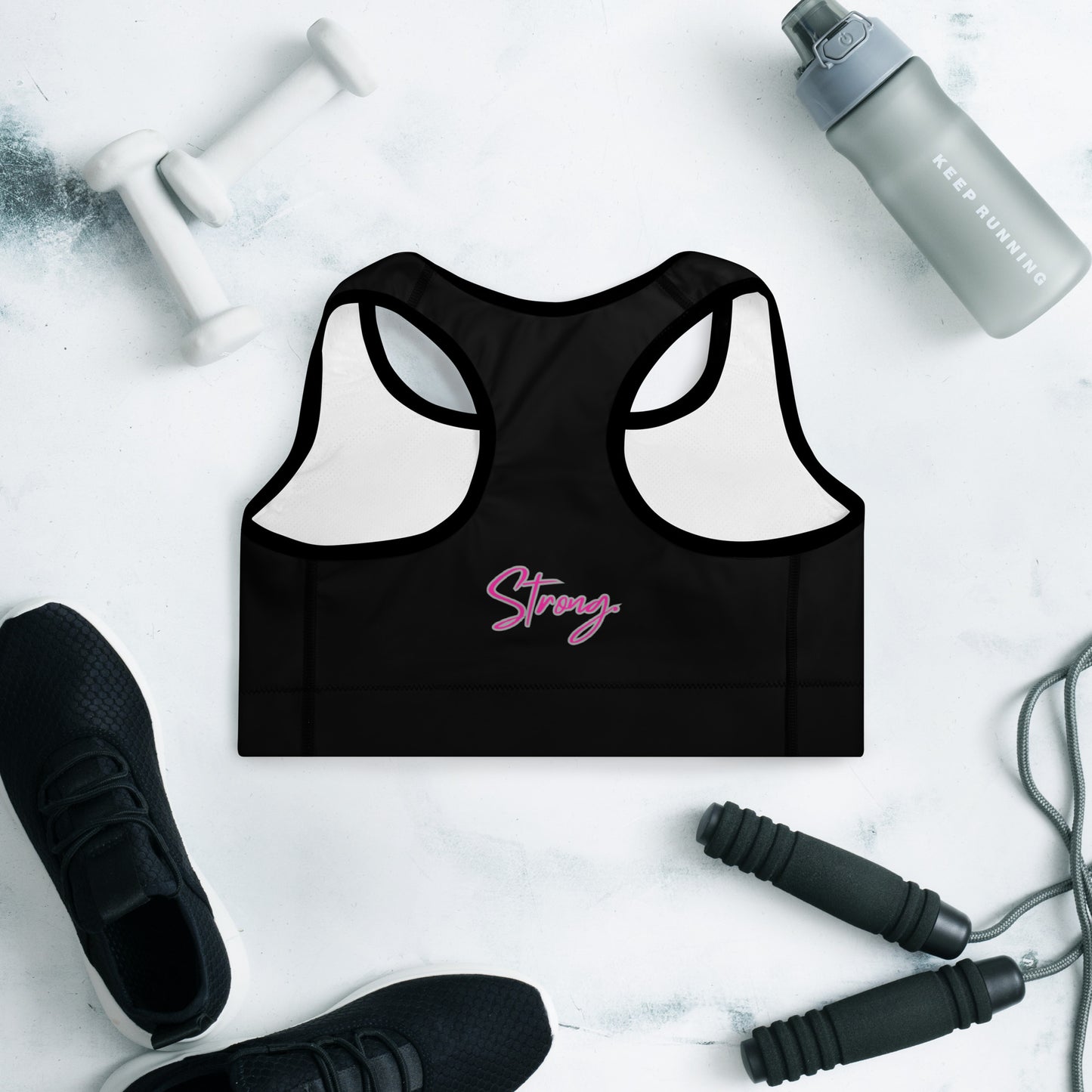 Queen Power Sports Bra - Strong Against Breast Cancer