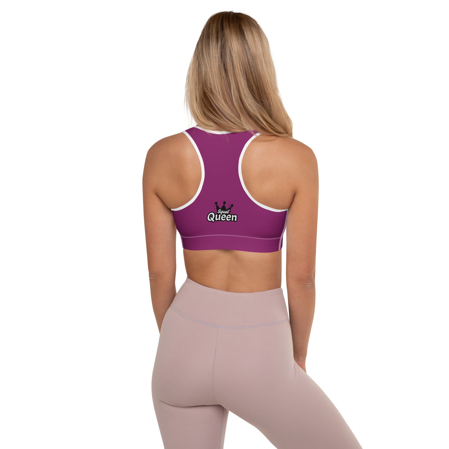 Queen Power Sports Bra - Eggplant