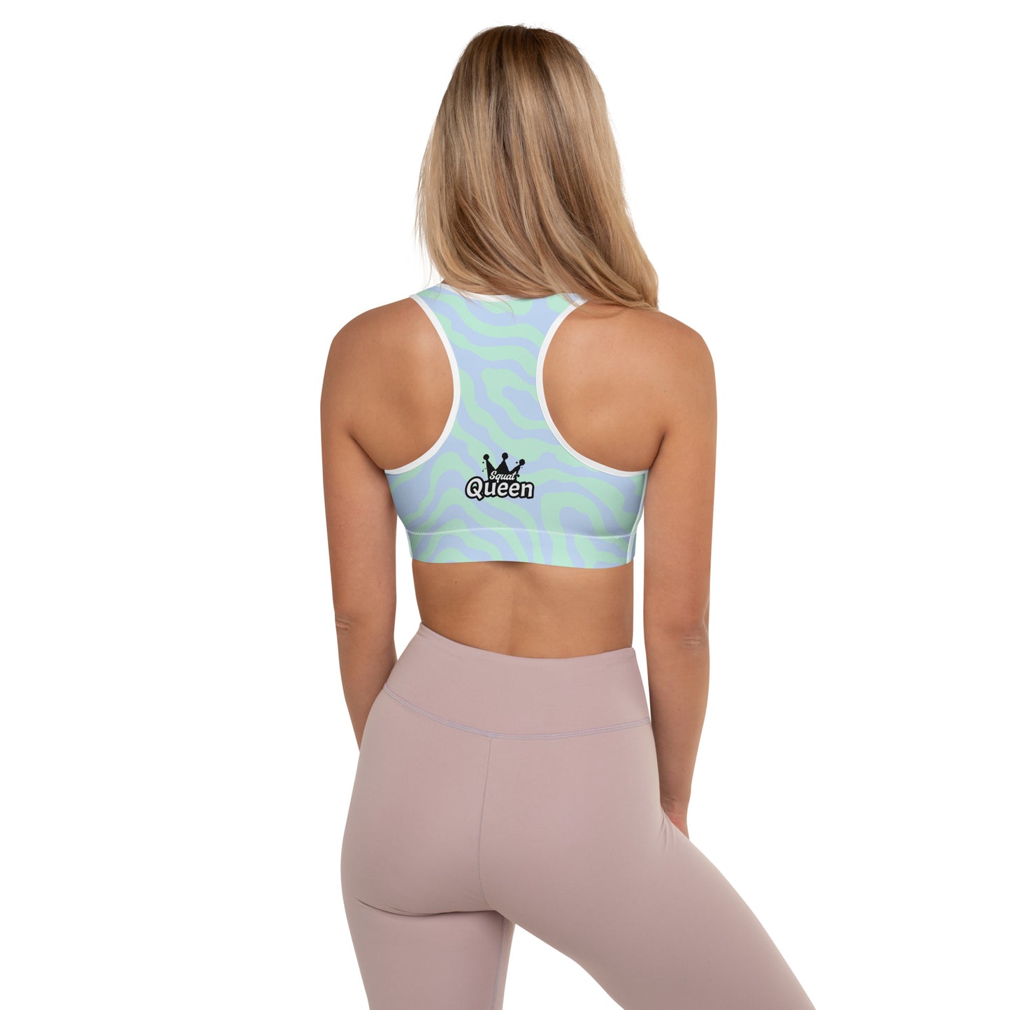 Queen Power Sports Bra - Vivid Vortex