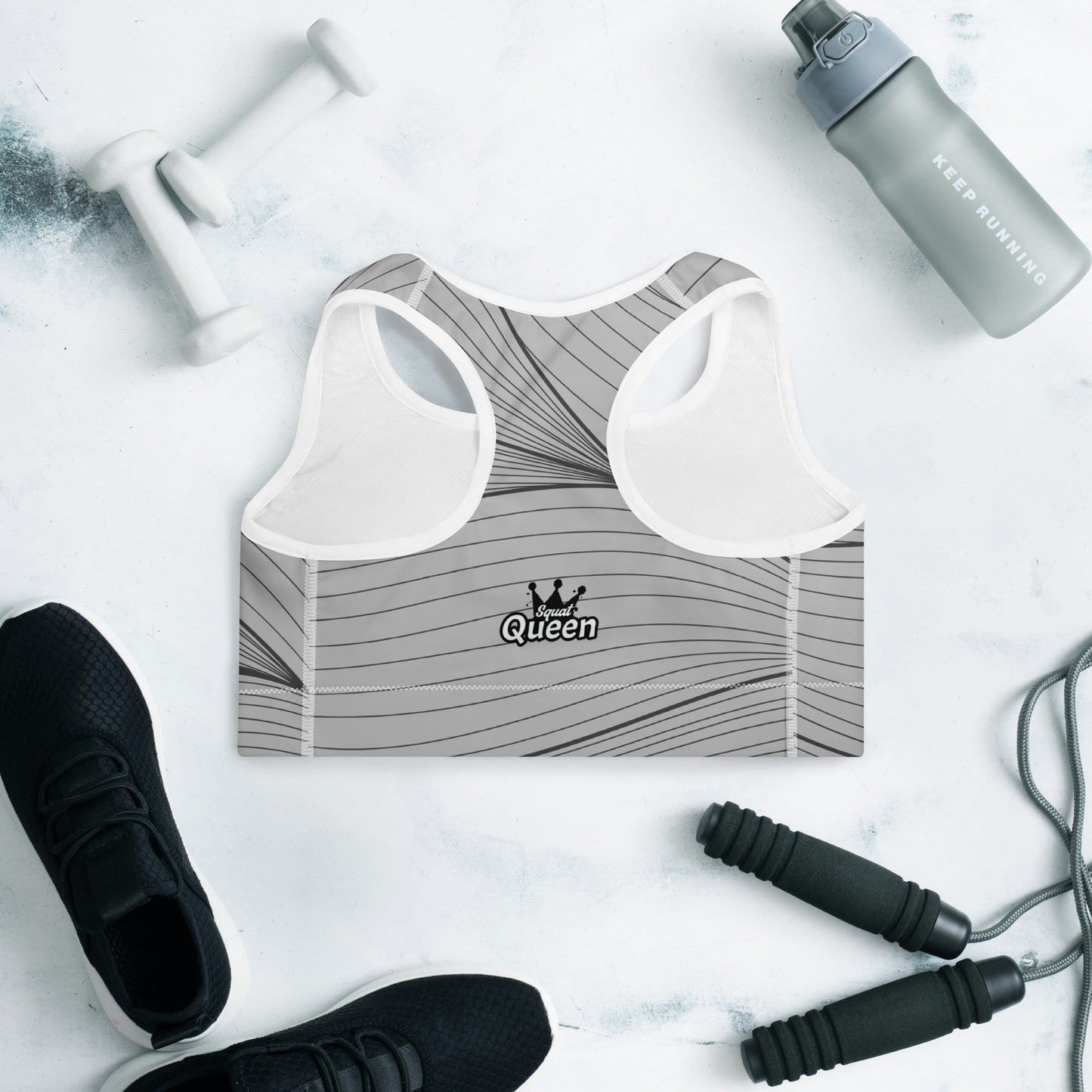 Queen Power Sports Bra - Echoes