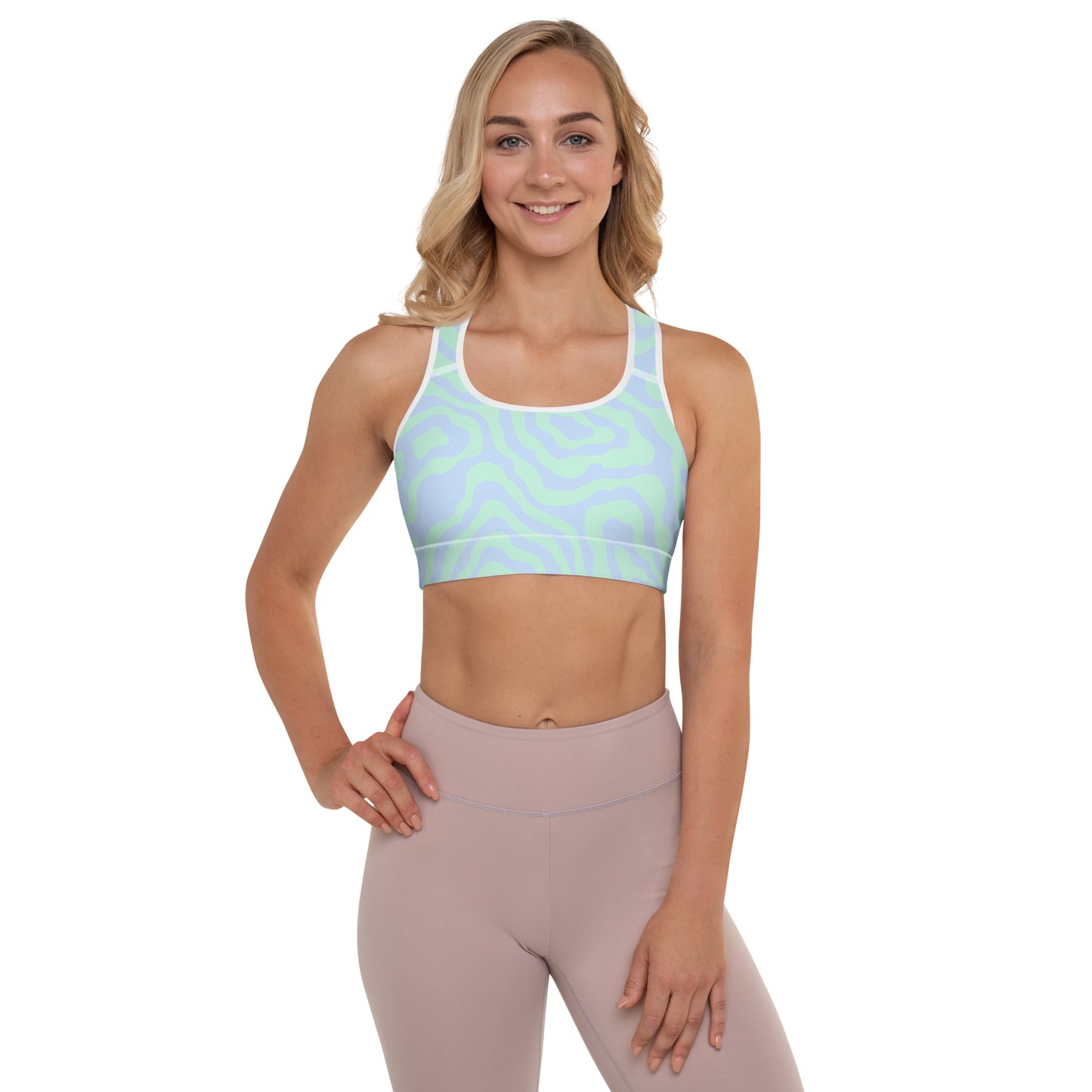 Queen Power Sports Bra - Vivid Vortex