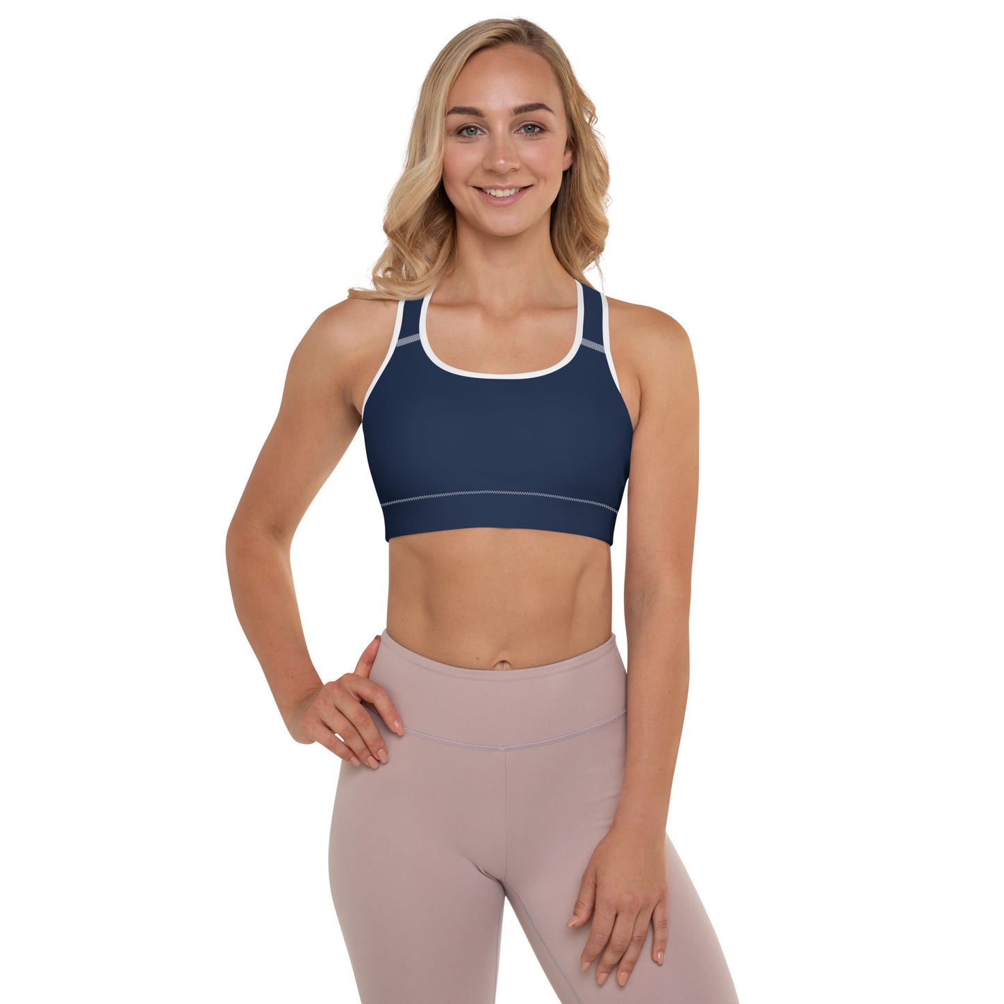 Queen Power Sports Bra - Navy