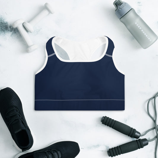 Queen Power Sports Bra - Navy