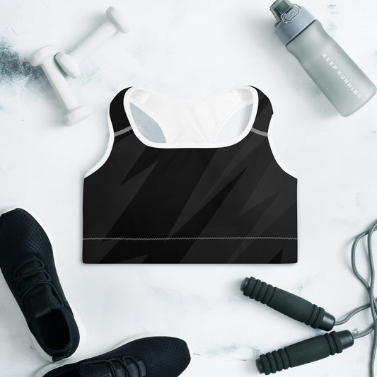 Queen Power Sports Bra - Modular Maze