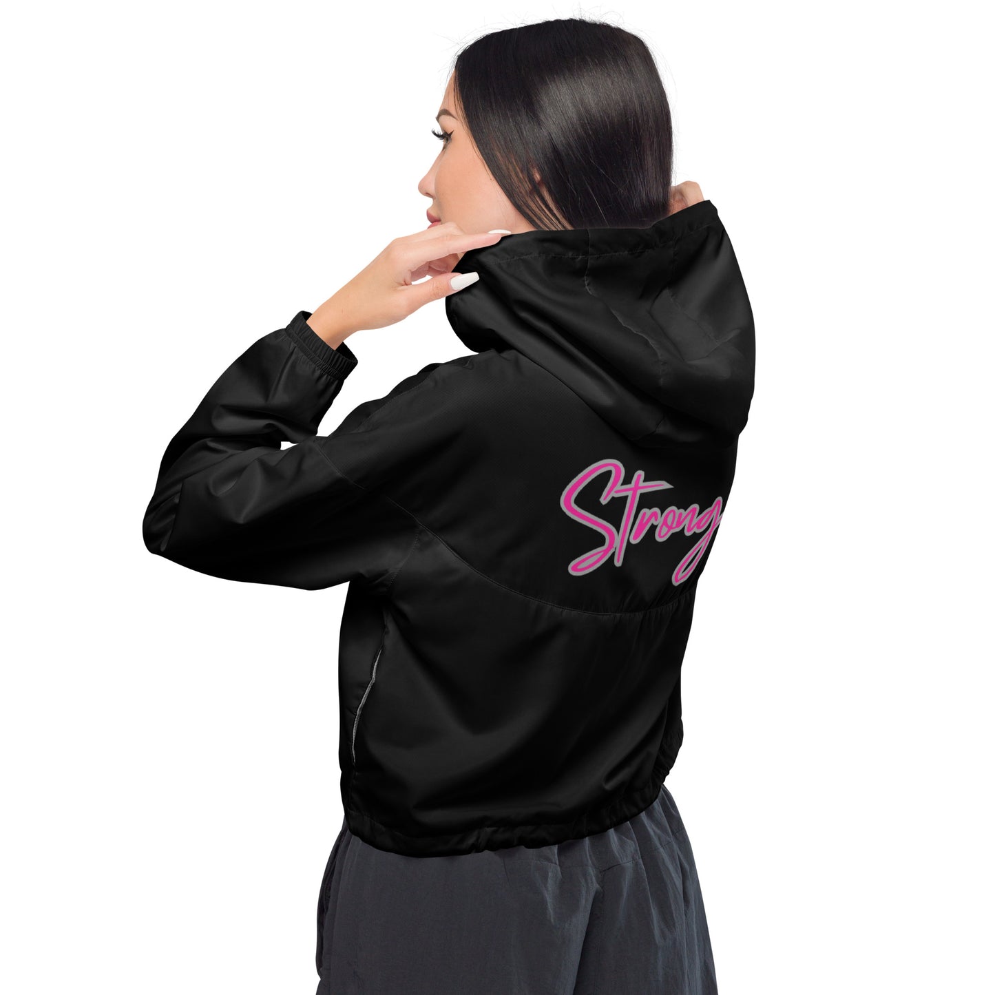 Queen Power Windbreaker - Strong Against Breast Cancer