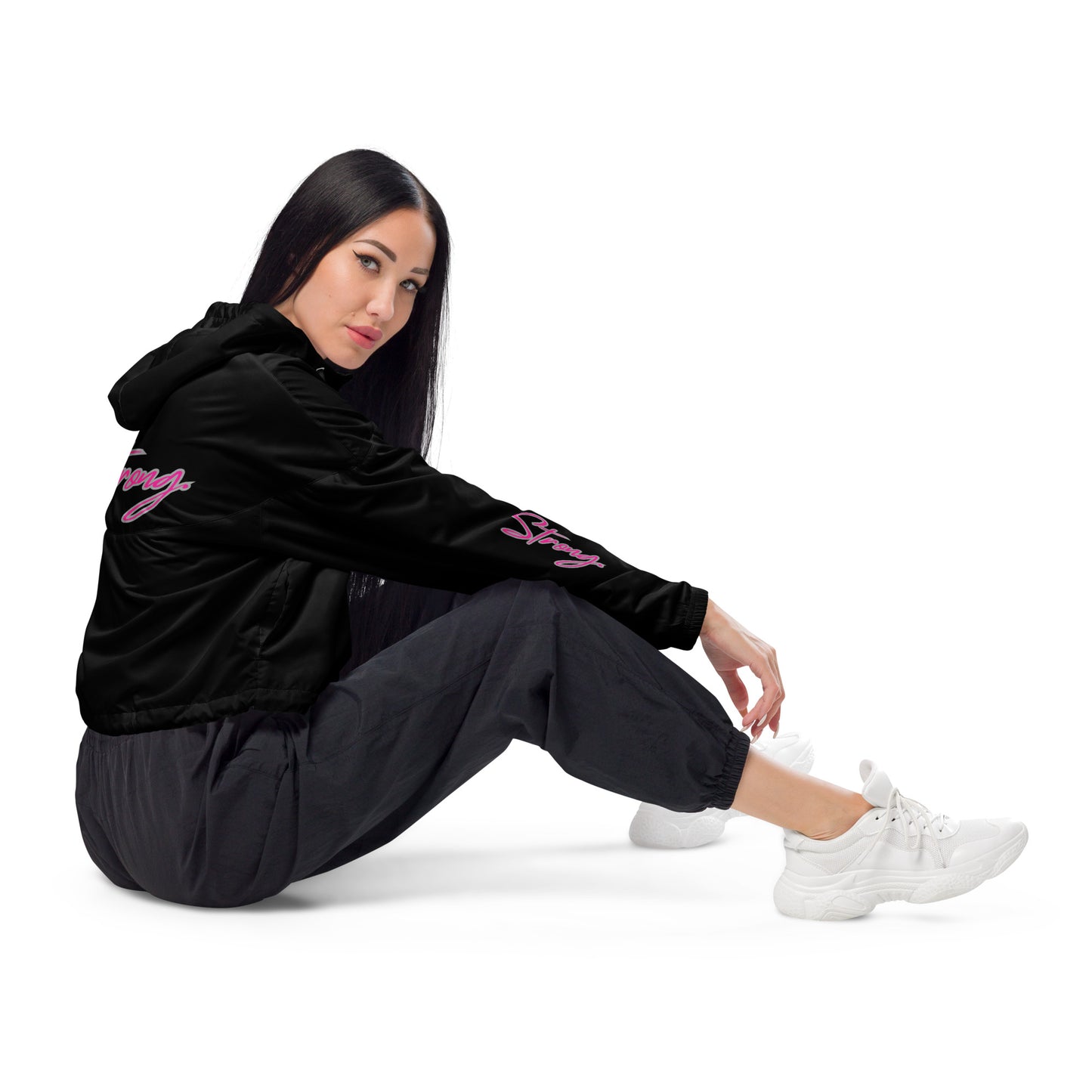 Queen Power Windbreaker - Strong Against Breast Cancer