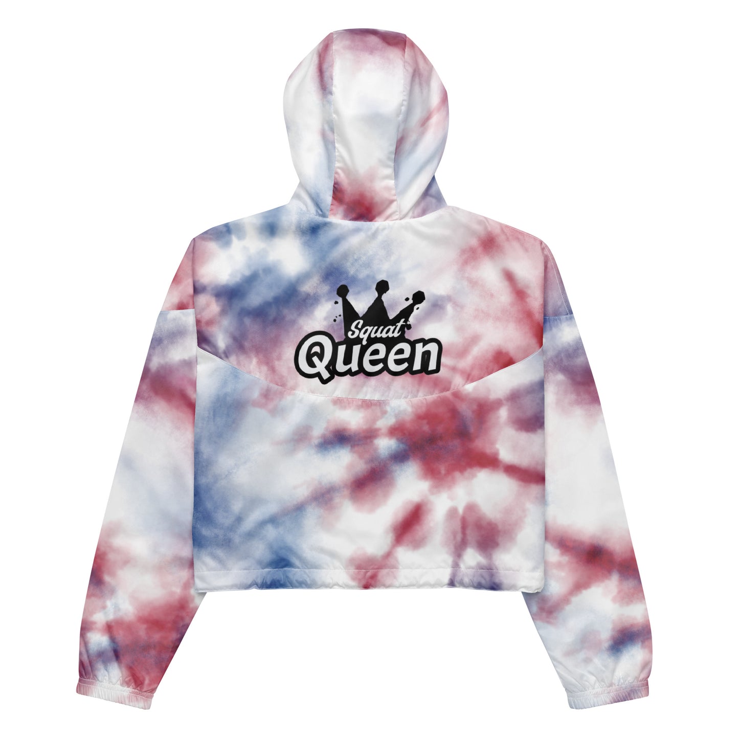 Queen Power Windbreaker - Red & Blue Tie Dye