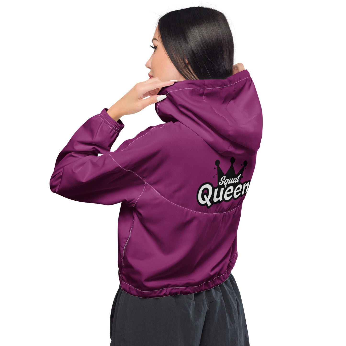 Queen Power Windbreaker - Eggplant