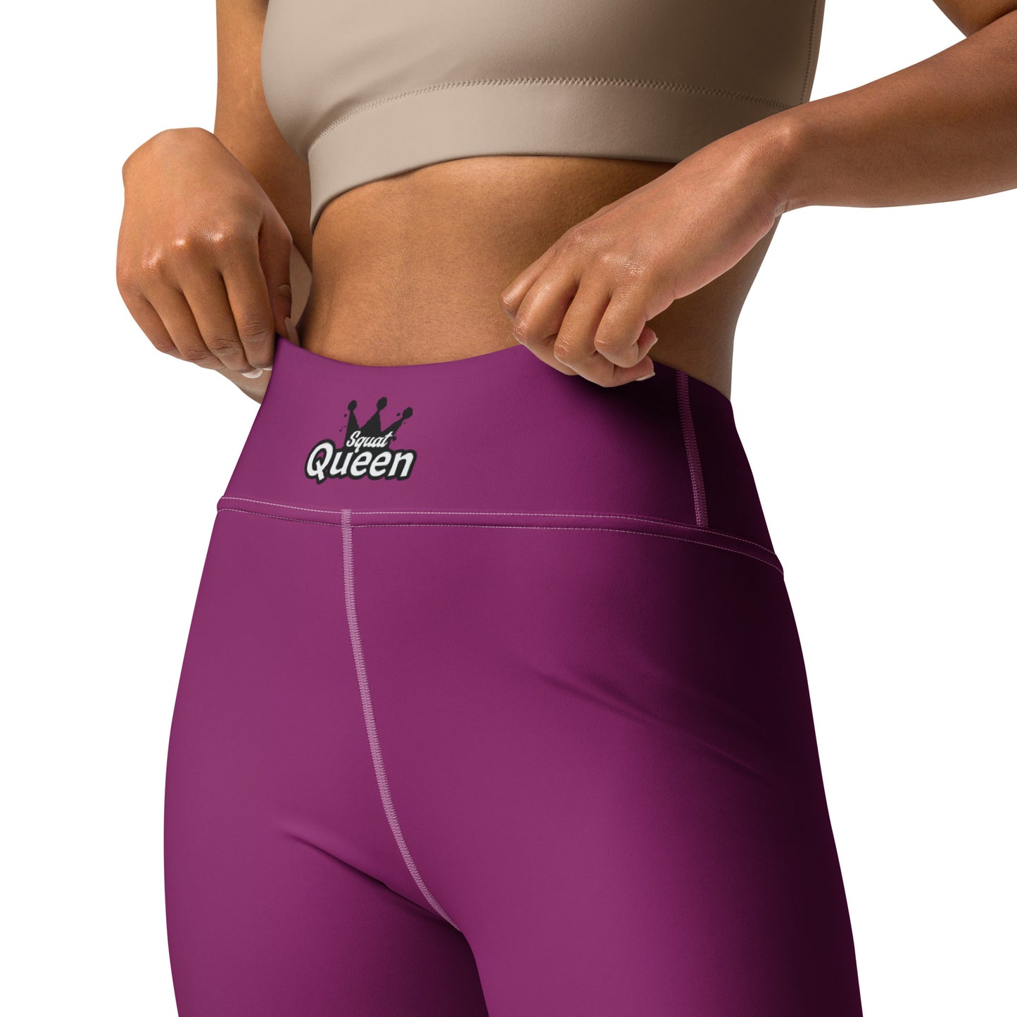 Queen Power Legging - Eggplant