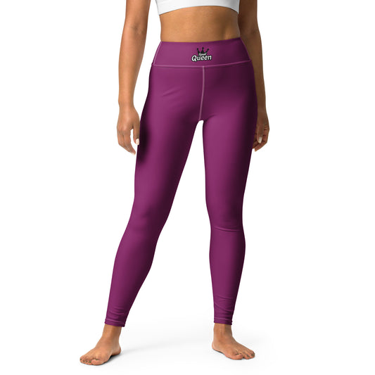 Queen Power Legging - Eggplant