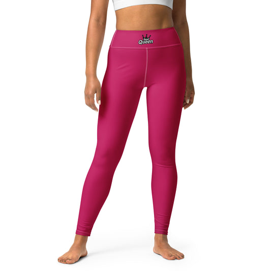 Queen Power Legging - Crimson Rush