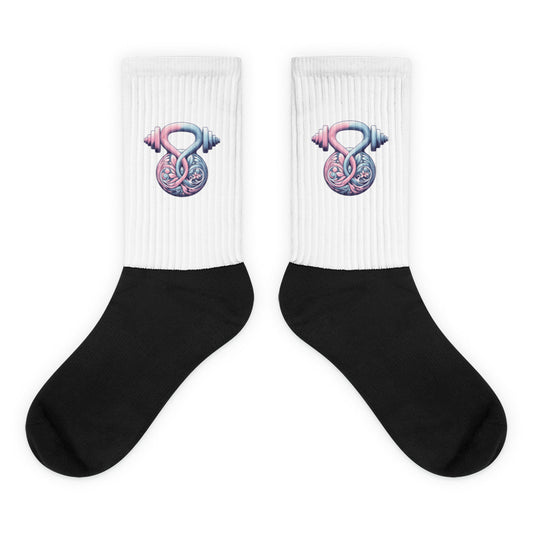 Graphic Fitness Socks - Kettlebell