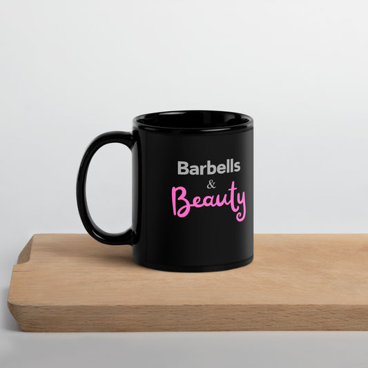 Barbells & Beauty - Gym Slogan Mug