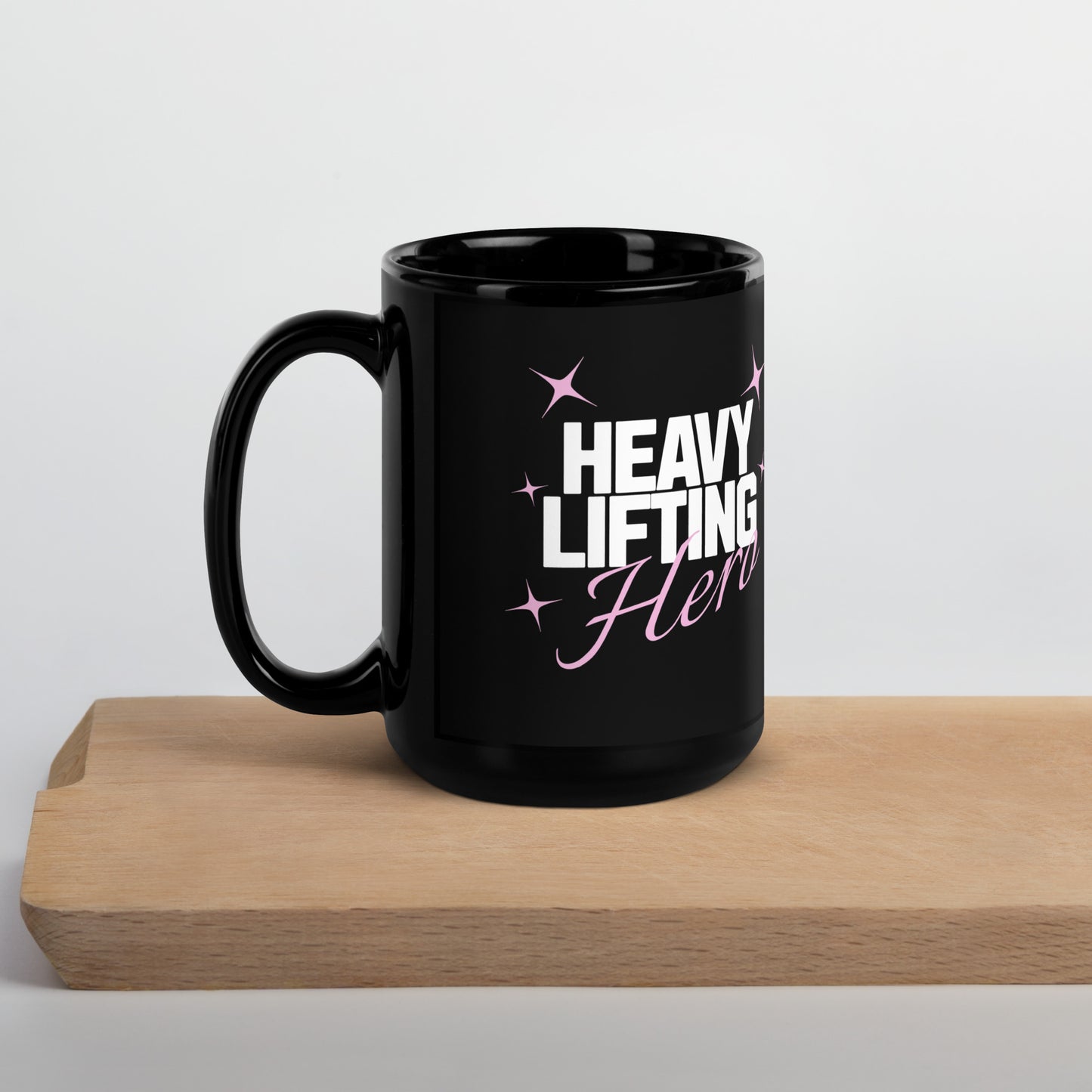 Heavy Lifting Hero Gym Slogan Mug