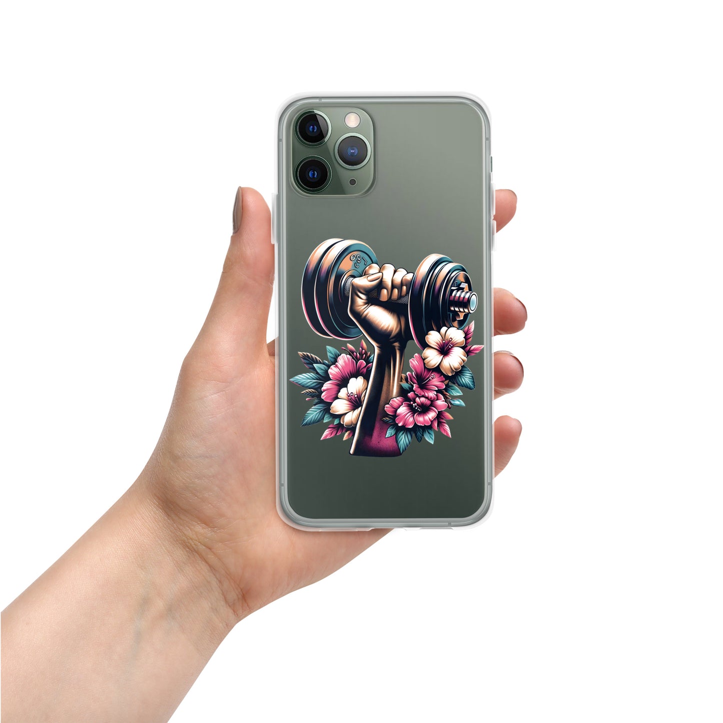 Gym Inspired Protective Cover for iPhone® Dumbbell