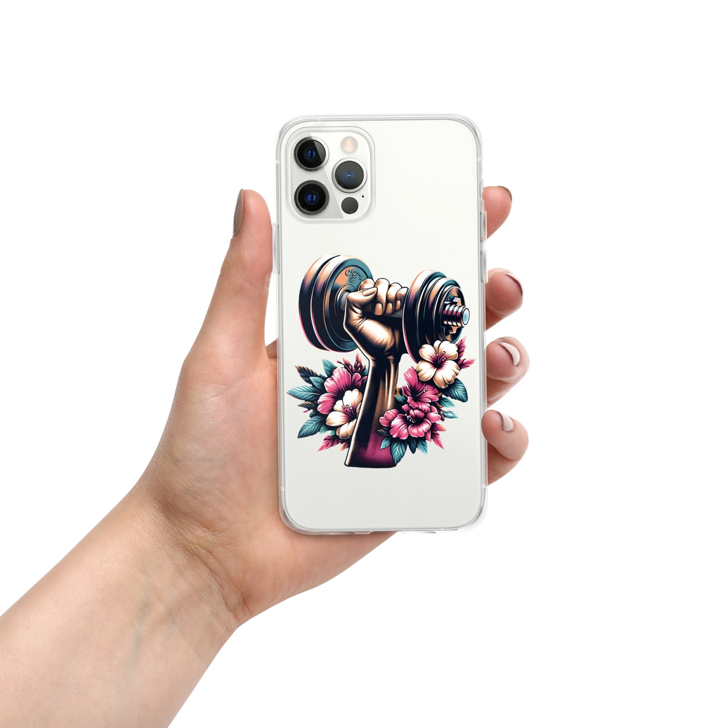 Gym Inspired Protective Cover for iPhone® Dumbbell