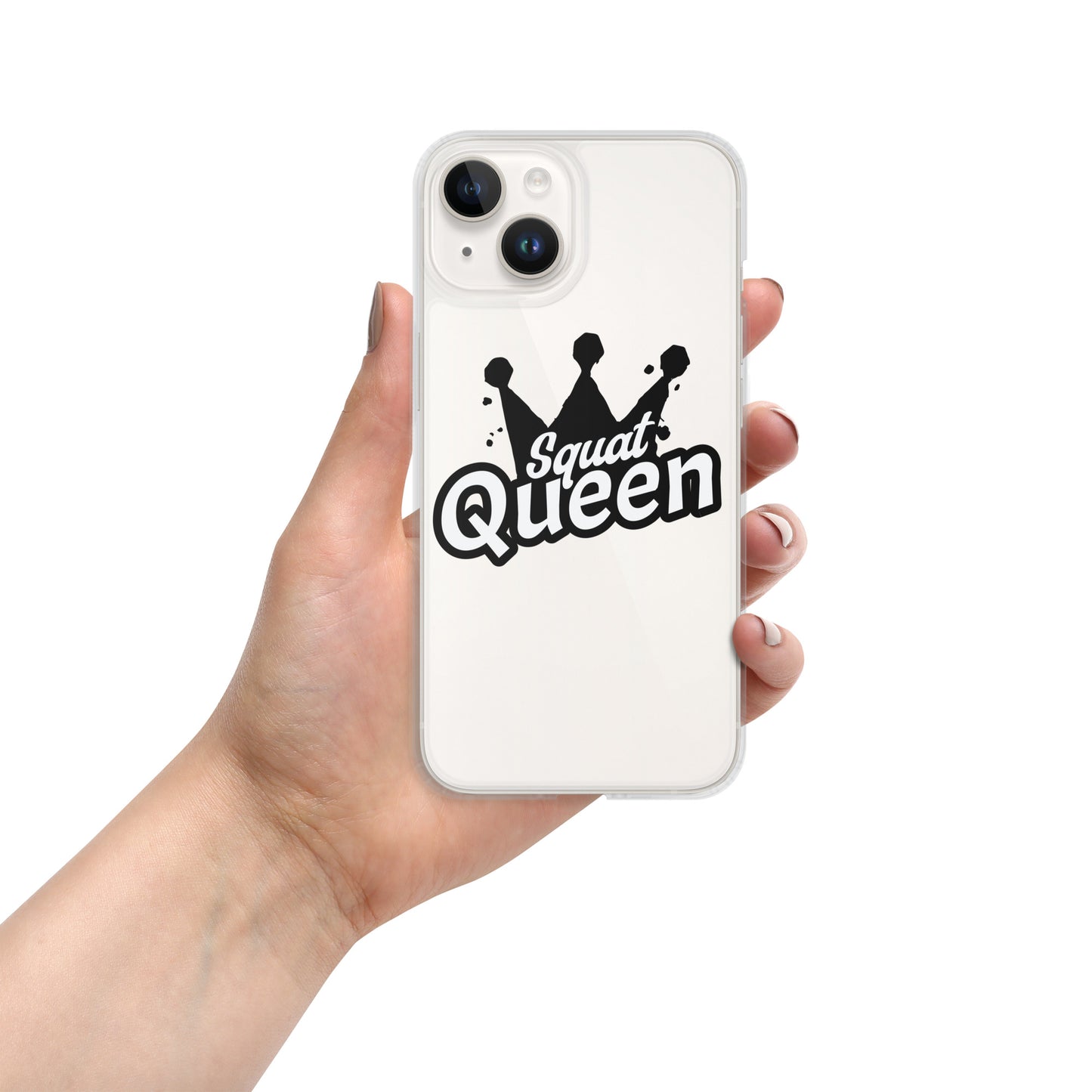 Gym Inspired Protective Cover for iPhone® Squat Queen