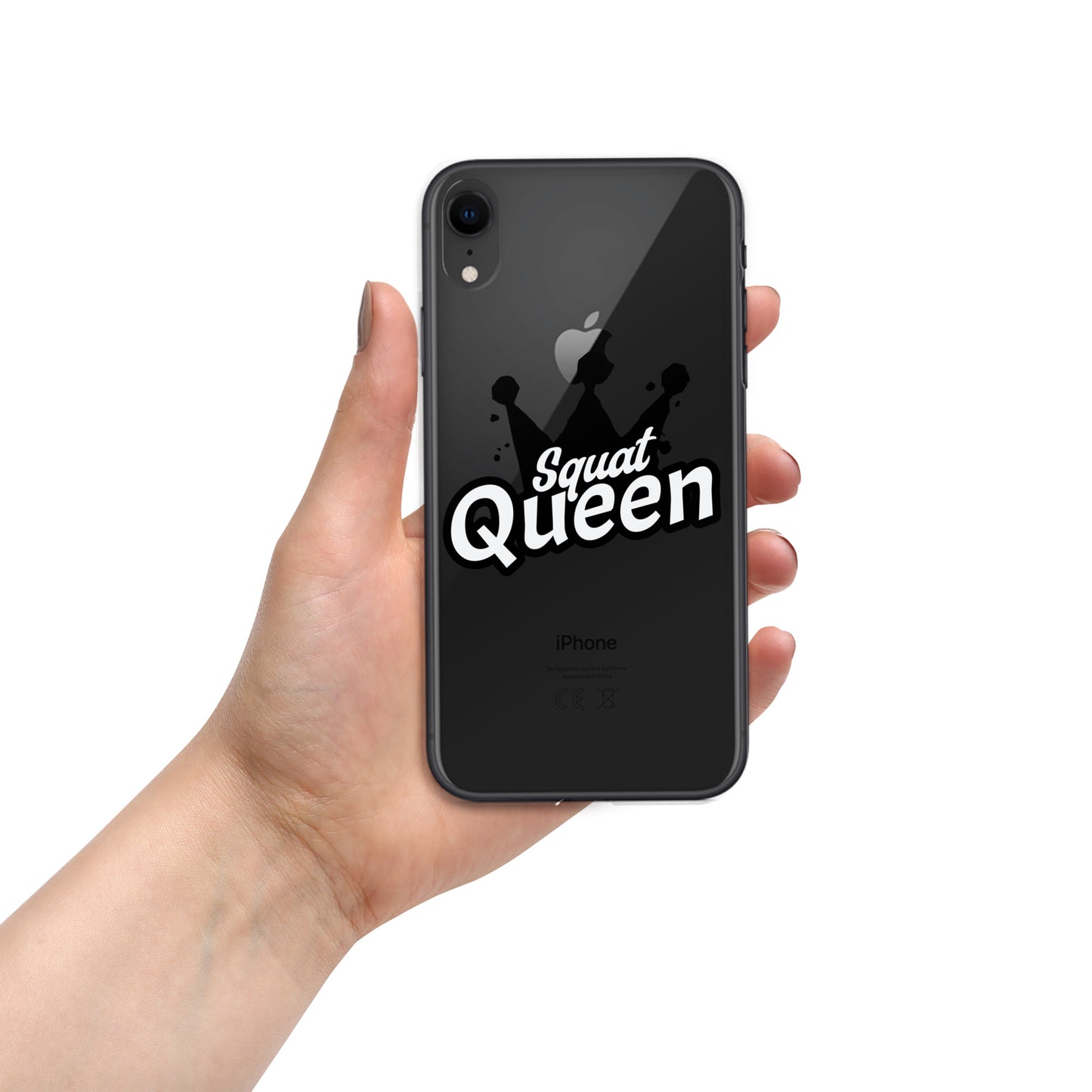 Gym Inspired Protective Cover for iPhone® Squat Queen