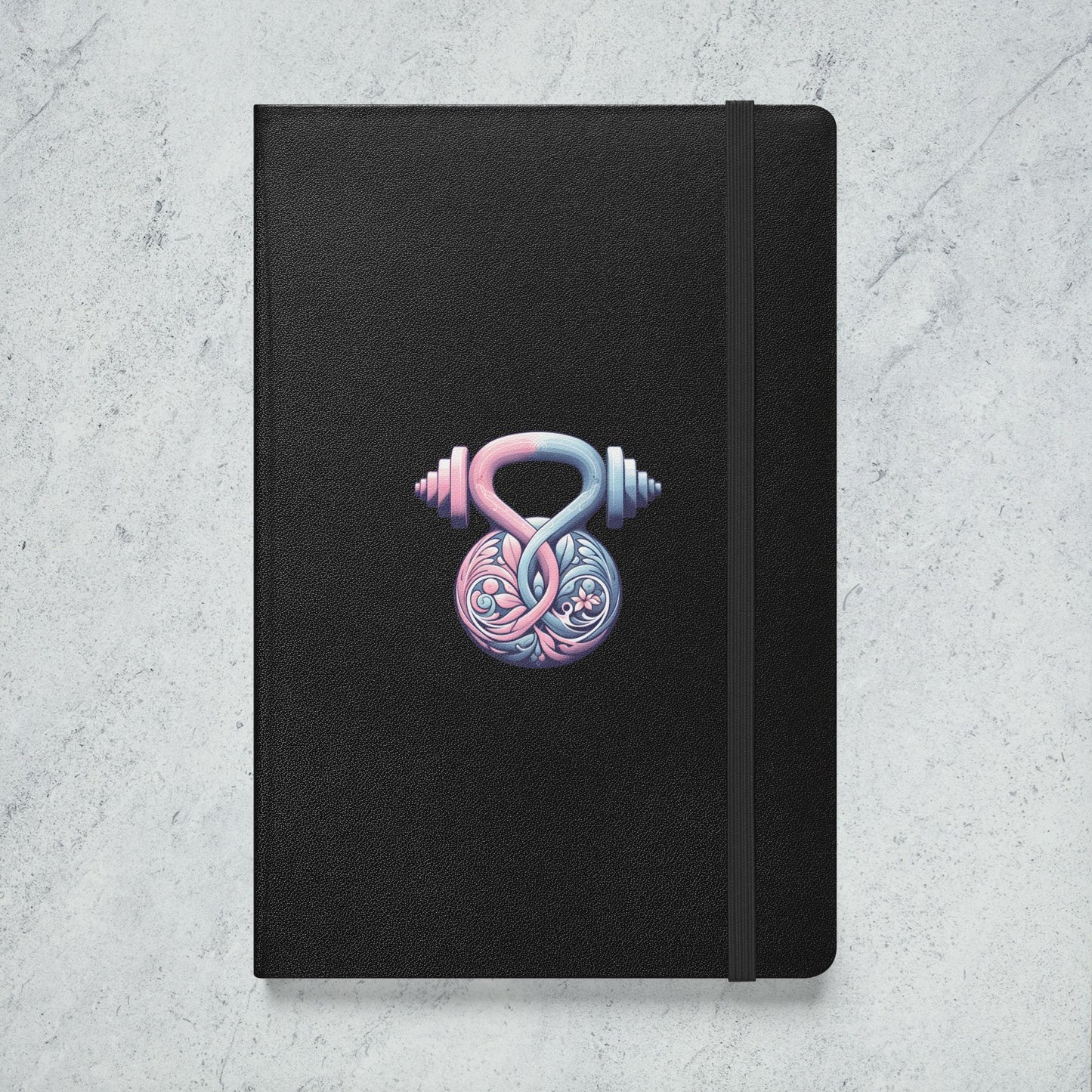 Fitness Journey Hardcover Notebook Kettlebell