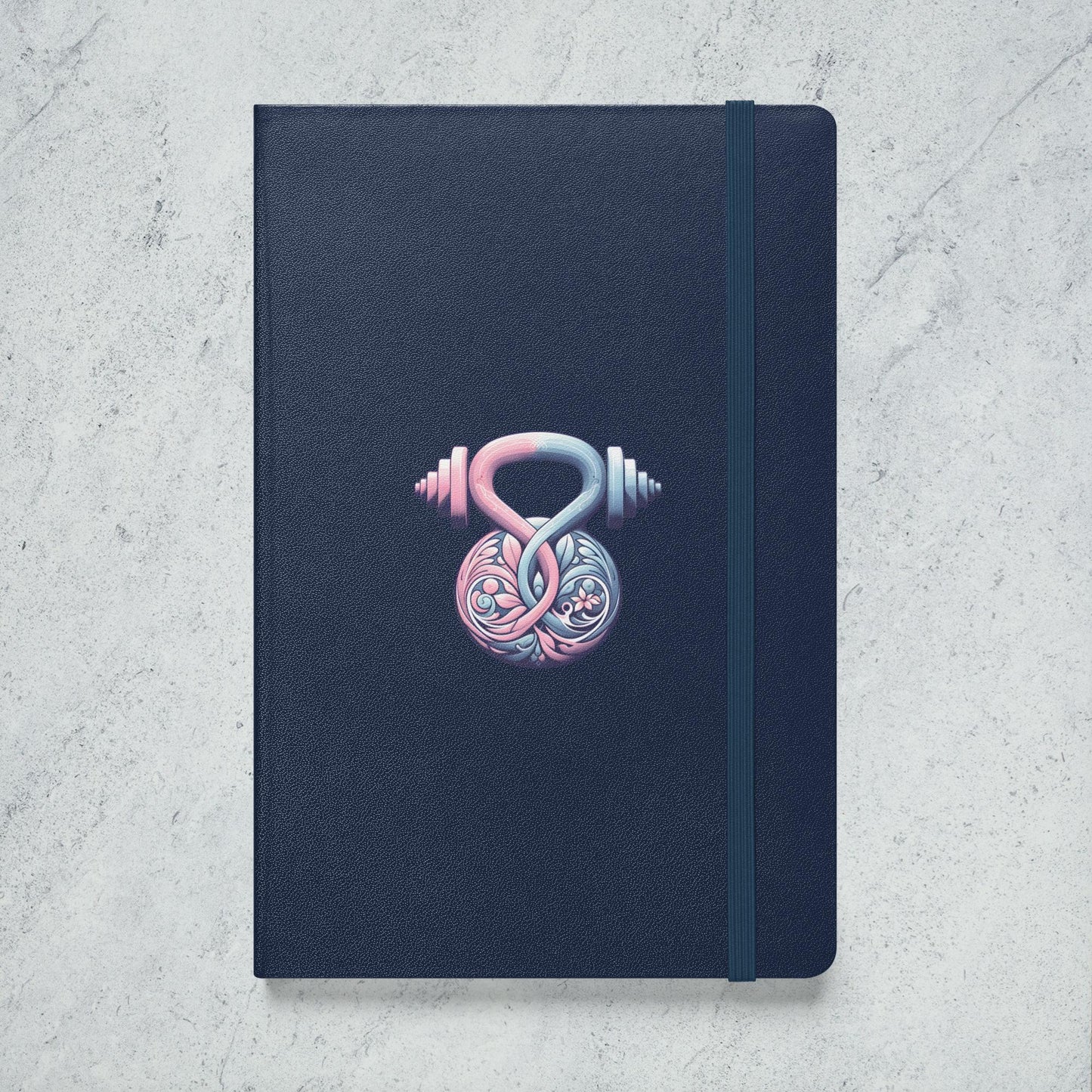 Fitness Journey Hardcover Notebook Kettlebell