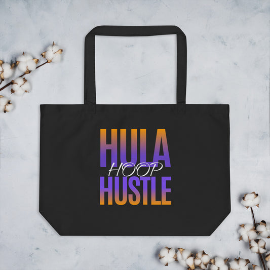 Fitness Motivational Tote Bag (Large) - Hula Hoop Hustle