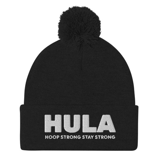 Workout Inspired Beanie - HULA Hoop Strong, Stay Strong