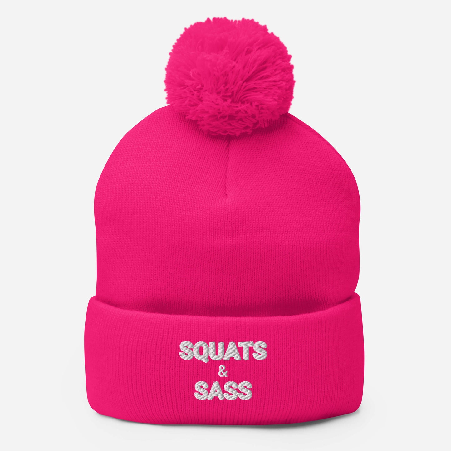 Workout Inspired Beanie - Squats & Sass