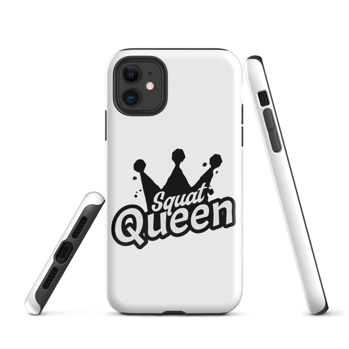 Gym Inspired Protective Tough Case for iPhone® Squat Queen