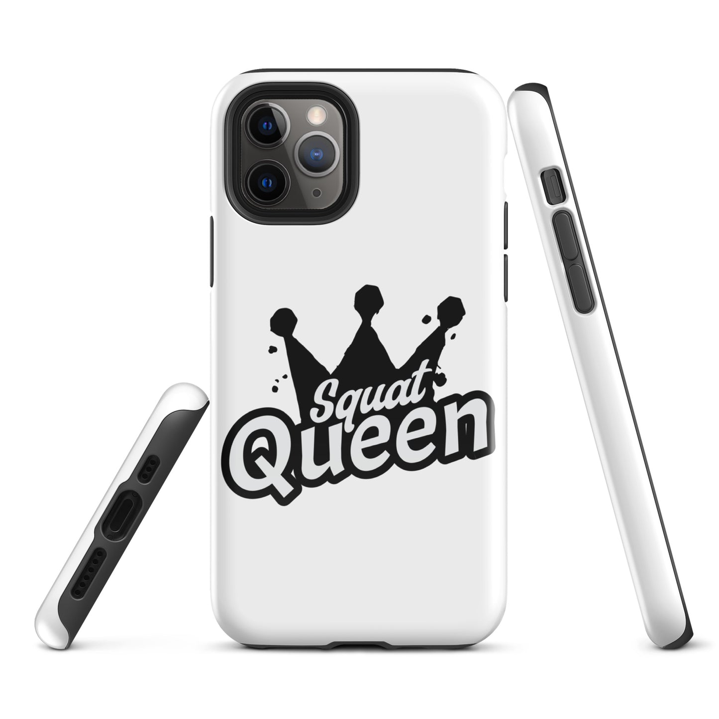 Gym Inspired Protective Tough Case for iPhone® Squat Queen