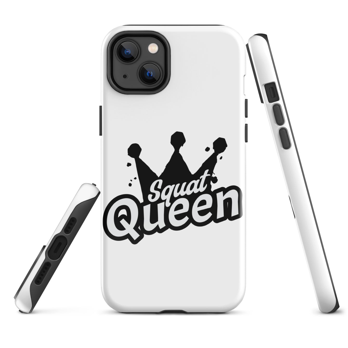 Gym Inspired Protective Tough Case for iPhone® Squat Queen