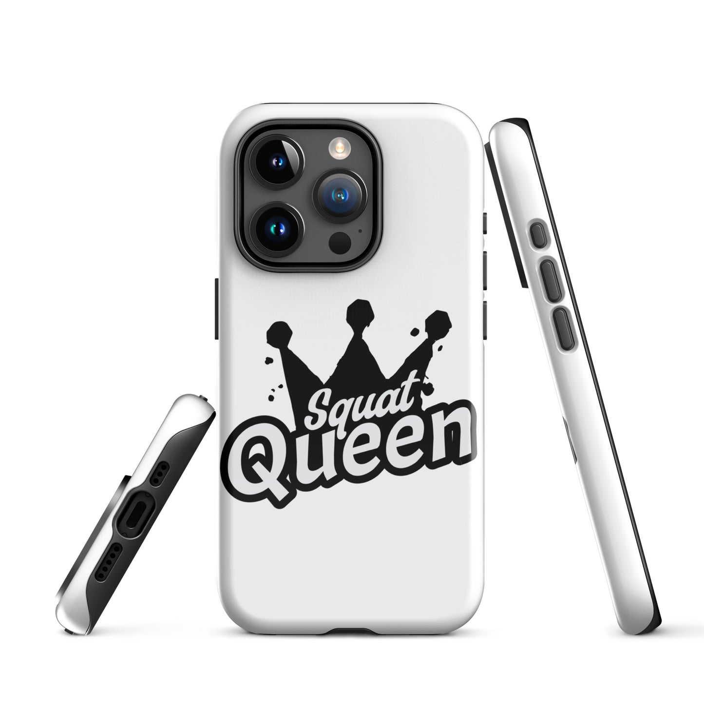 Gym Inspired Protective Tough Case for iPhone® Squat Queen