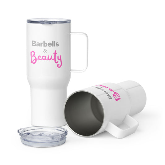 Fitness Travel Mug - Barbells & Beauty