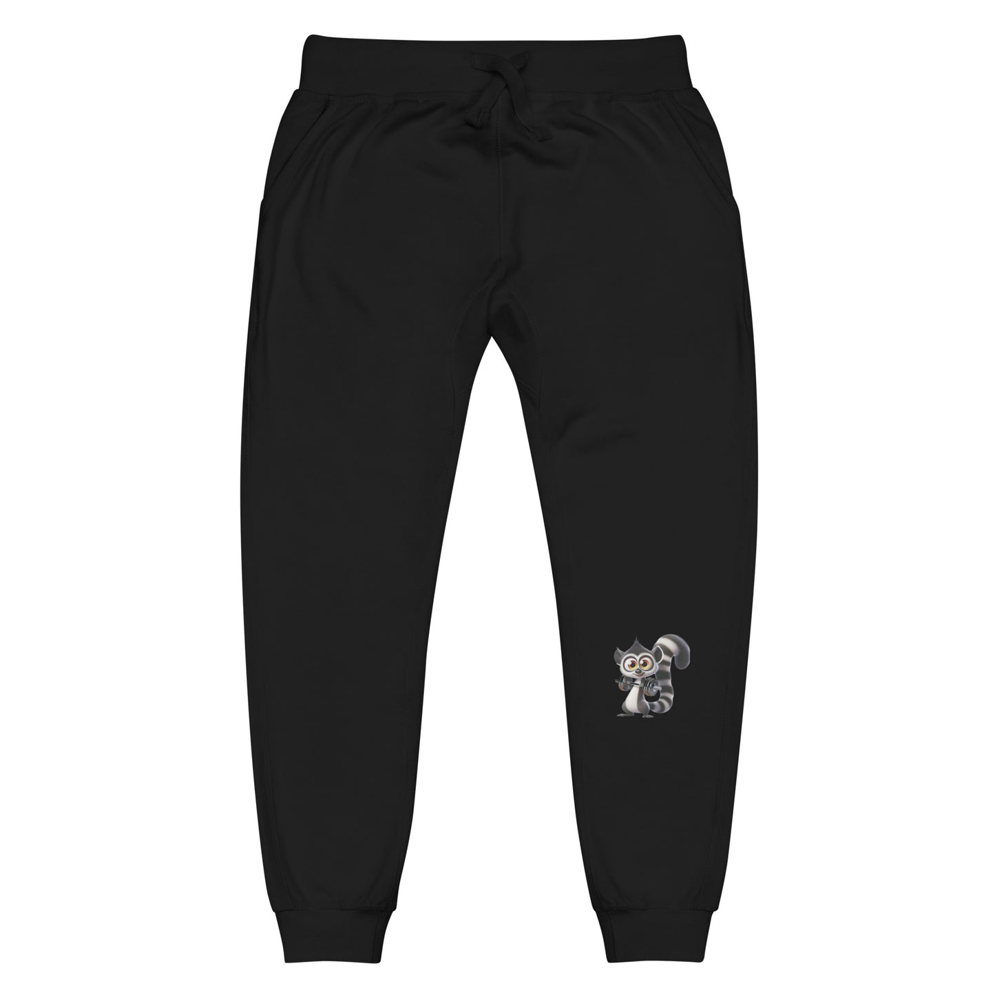 Athletic Fleece Joggers - Cute Lemur