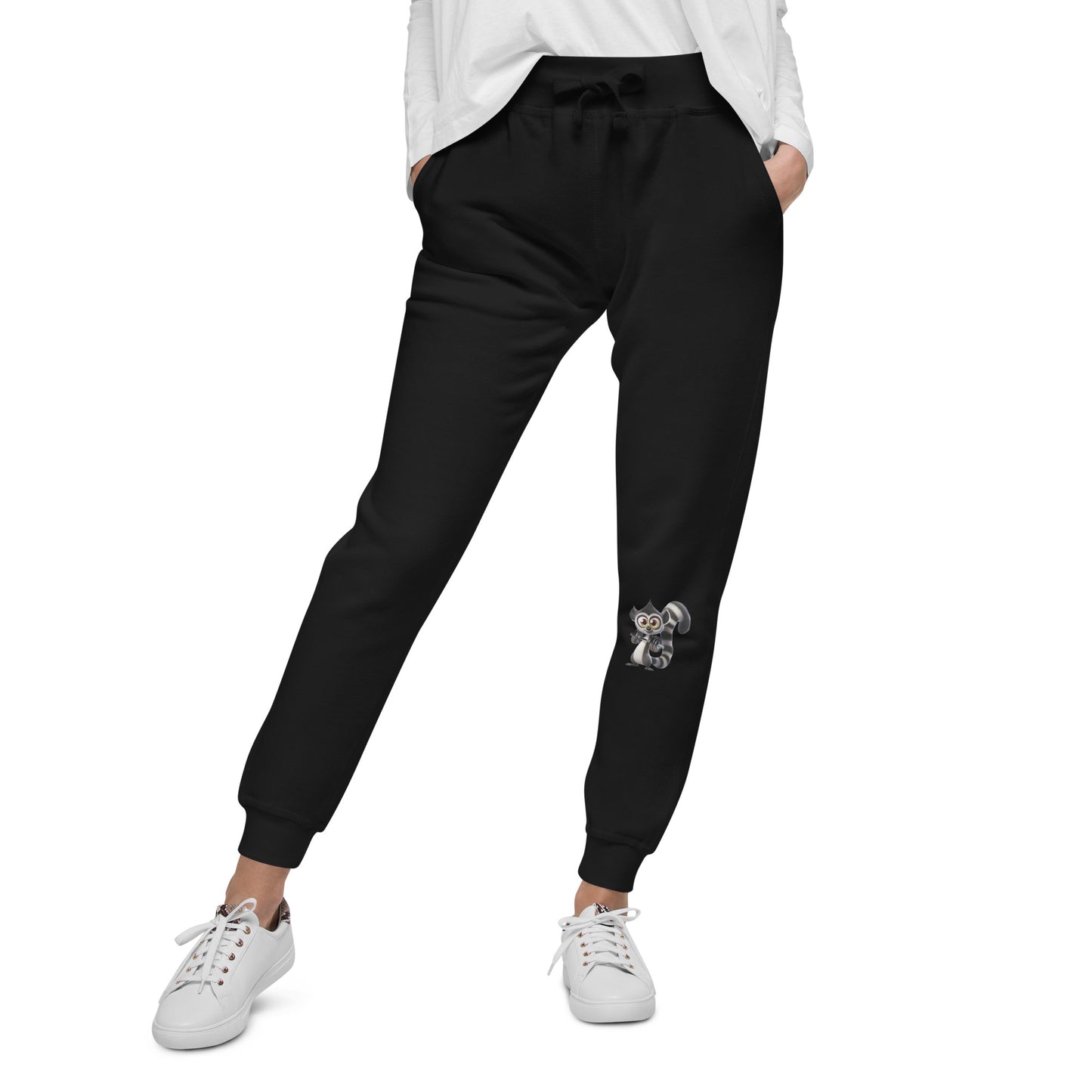 Athletic Fleece Joggers - Cute Lemur