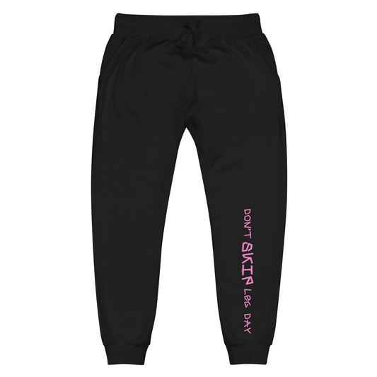 Athletic Fleece Joggers - Don't Skip Leg Day