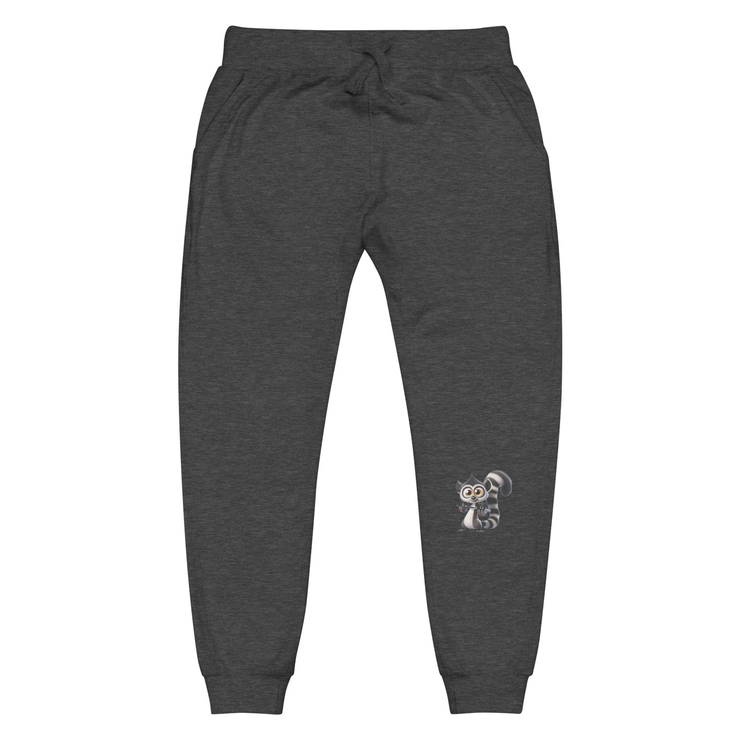 Athletic Fleece Joggers - Cute Lemur