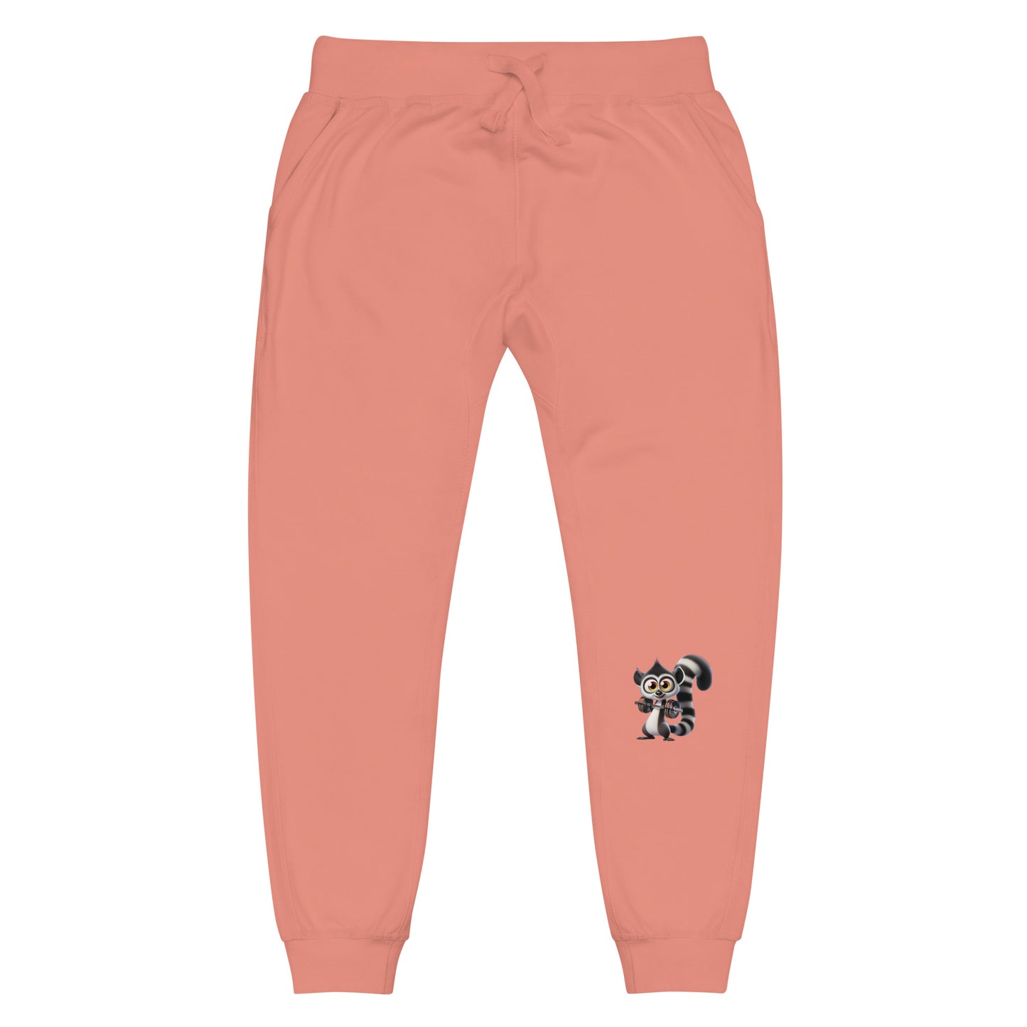 Athletic Fleece Joggers - Cute Lemur