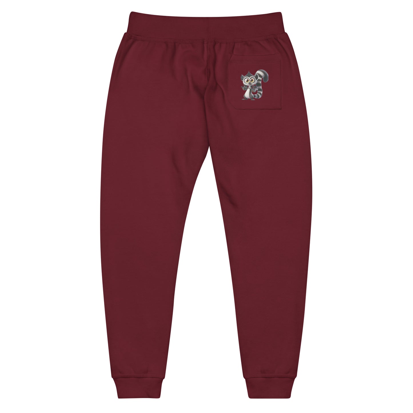 Athletic Fleece Joggers - Cute Lemur