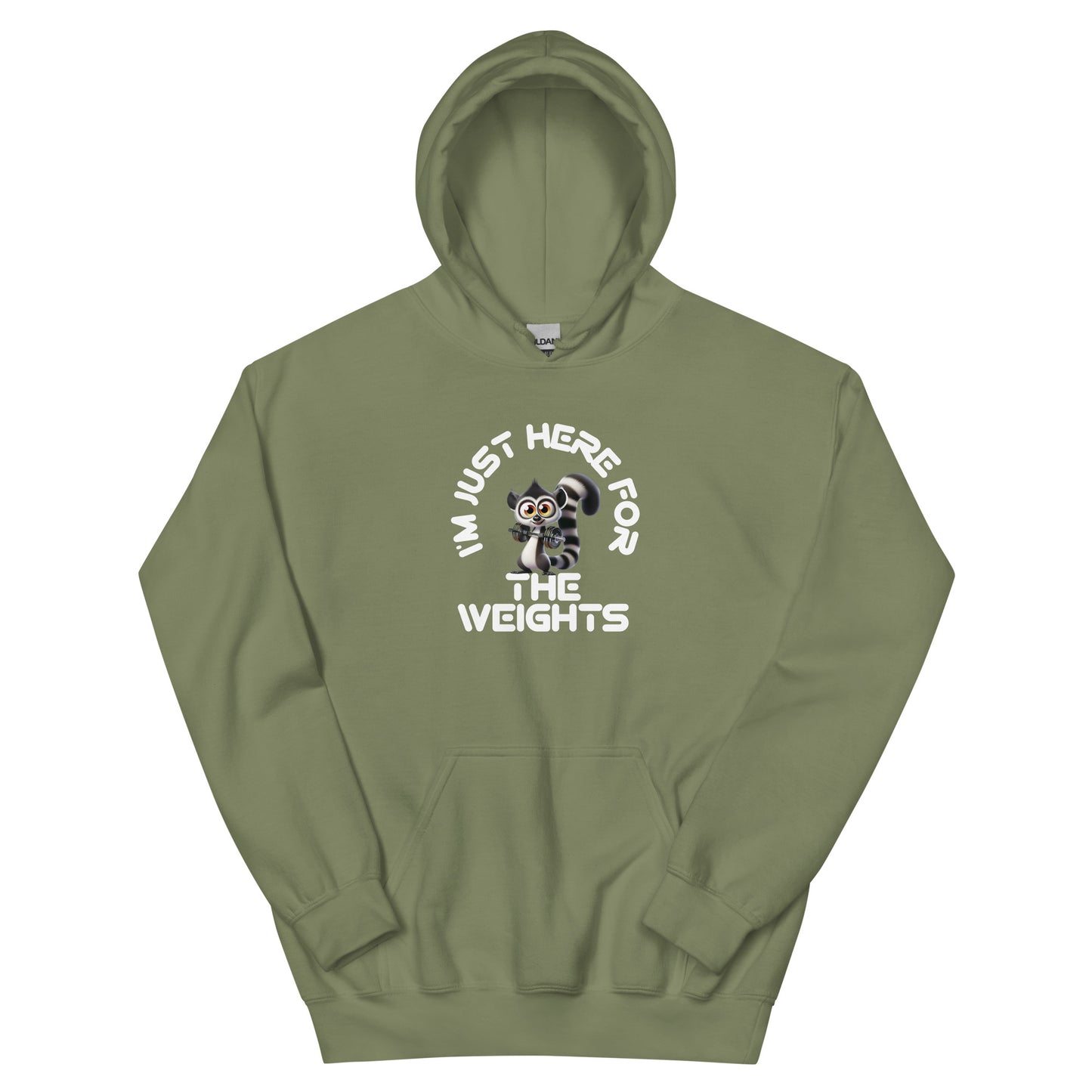 Activewear Hoodie - I'm Just Here For The Weights