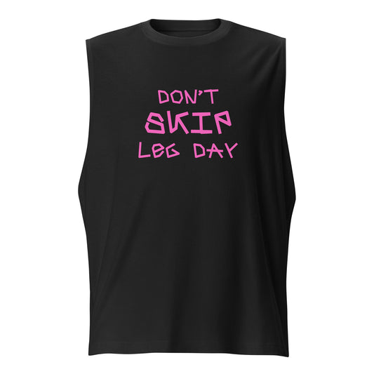 Athletic Fashion Tank - Don't Skip Leg Day