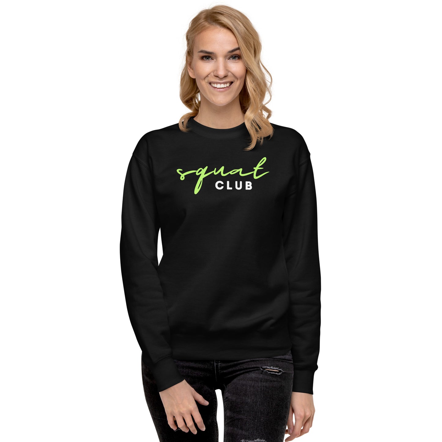 Premium Fitness Sweatshirt - Squat Club