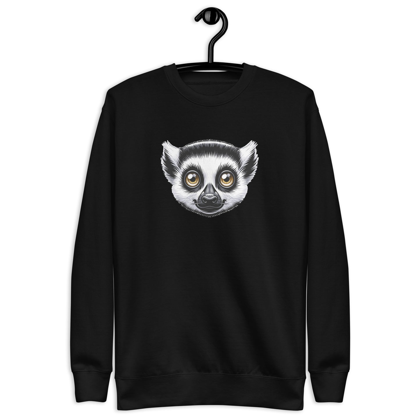 Premium Fitness Sweatshirt - Lemur Face