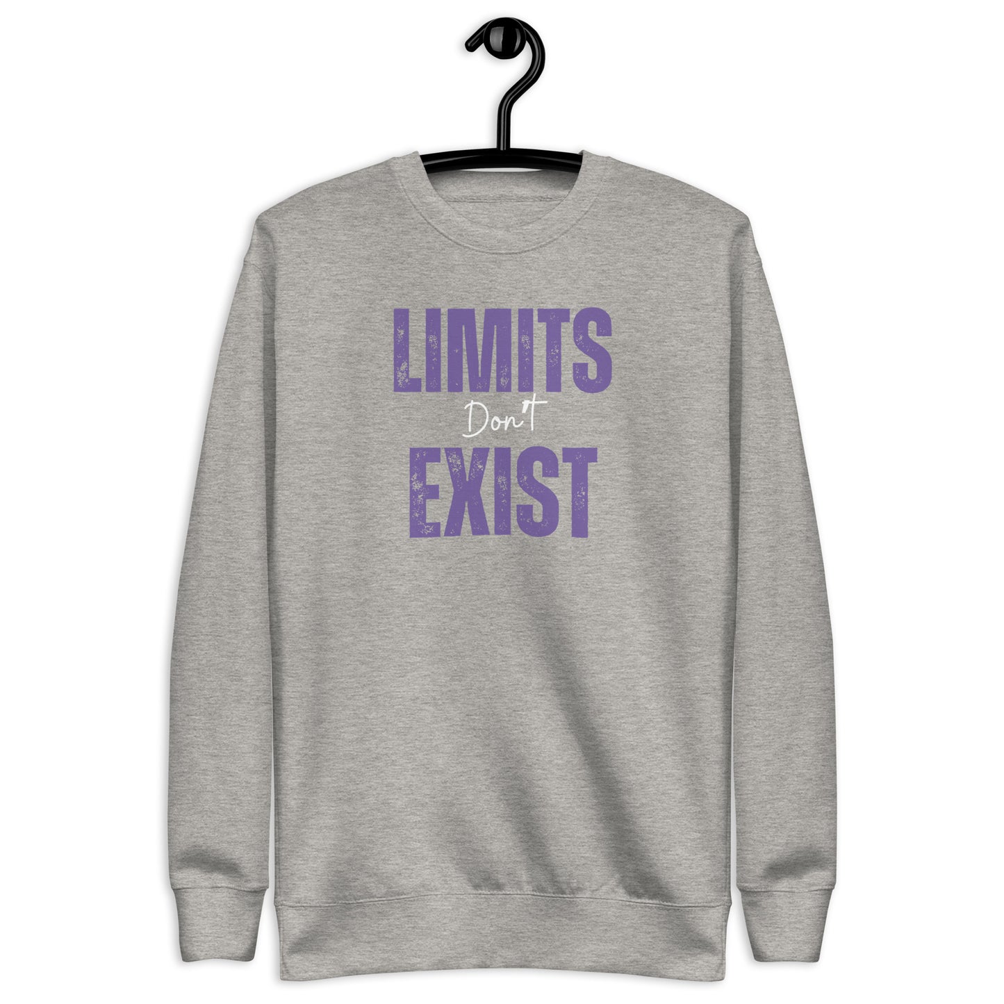 Premium Fitness Sweatshirt - Limits Don't Exist