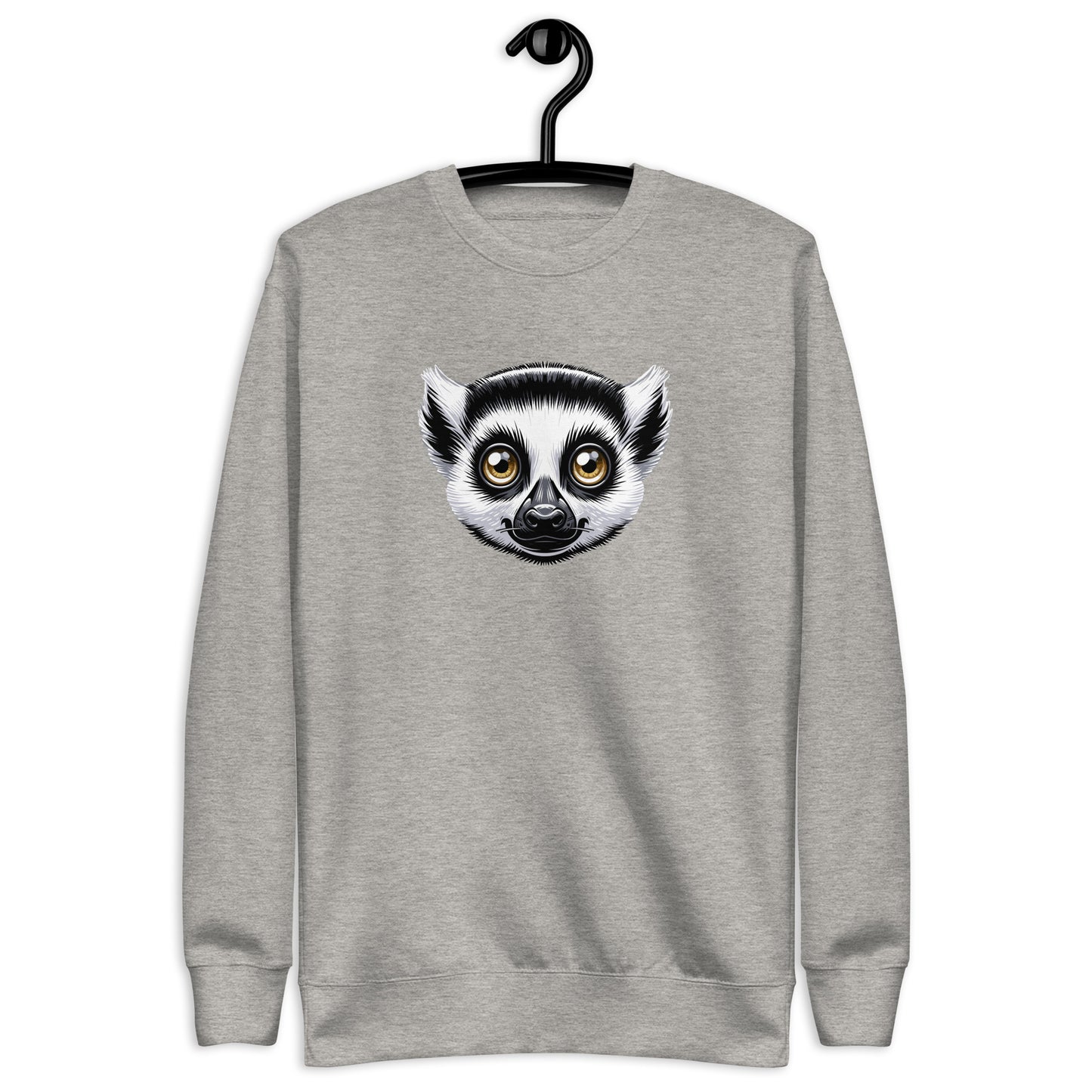 Premium Fitness Sweatshirt - Lemur Face